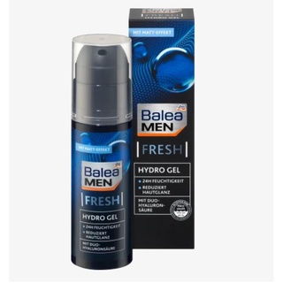 Balea MEN Fresh Hydro Gel 75 ml. ครีมบำรุงผิวสำหรับผู้ชาย