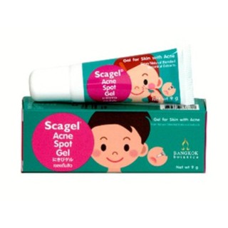 Scagel Acne Spot Gel สกาเจล เจลแต้มสิว ลดรอยสิว รอยดำ การอักเสบ ขนาด 9 กรัม 14952