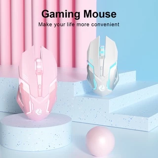 GOOJODOQ 🇹🇭【ไทยแลนด์สปอต】 Gaming Mouse เมาส์ไร้สายแบบชาร์จไฟได้ - 2.4Ghz 1600 DPI พร้อม LED Otomatis