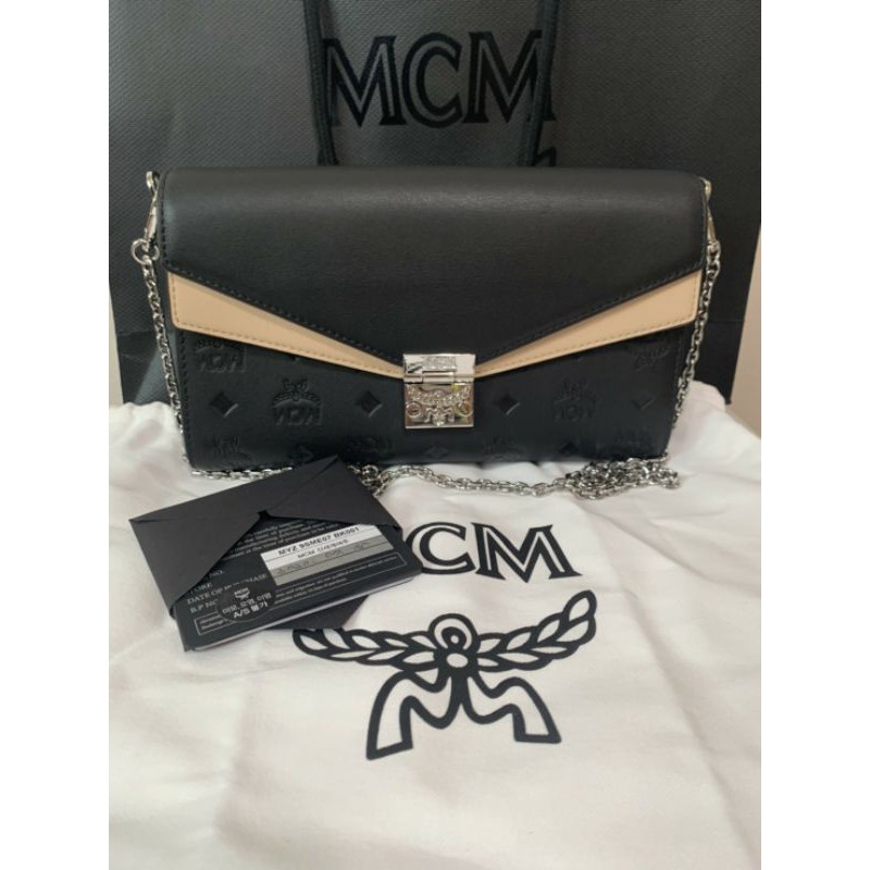 "MCM Millie Flap Crossbody in Monogram Leather"