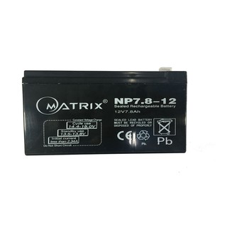 Battery Ups 12V 7.8Ah แบตเตอรี่ยูพีเอส แบตเตอรี่เครื่องสำรองไฟแบบแห้ง 12V 7.8Ah