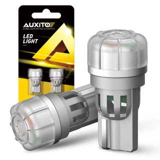 Auxito หลอดไฟ T10 W5W LED T10 LED 194 168 2825 สําหรับติดตกแต่งภายในรถยนต์ 2 ชิ้น