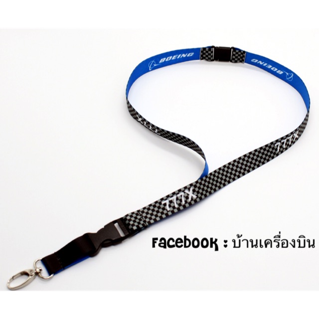 🎉ส่งฟรี🎉สายคล้องบัตร Boeing 777X , Lanyard Boeing 777X
