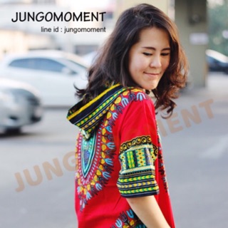 เสื้อโบฮีเมี่ยน เสื้อฮู้ด ( Jungo hood )