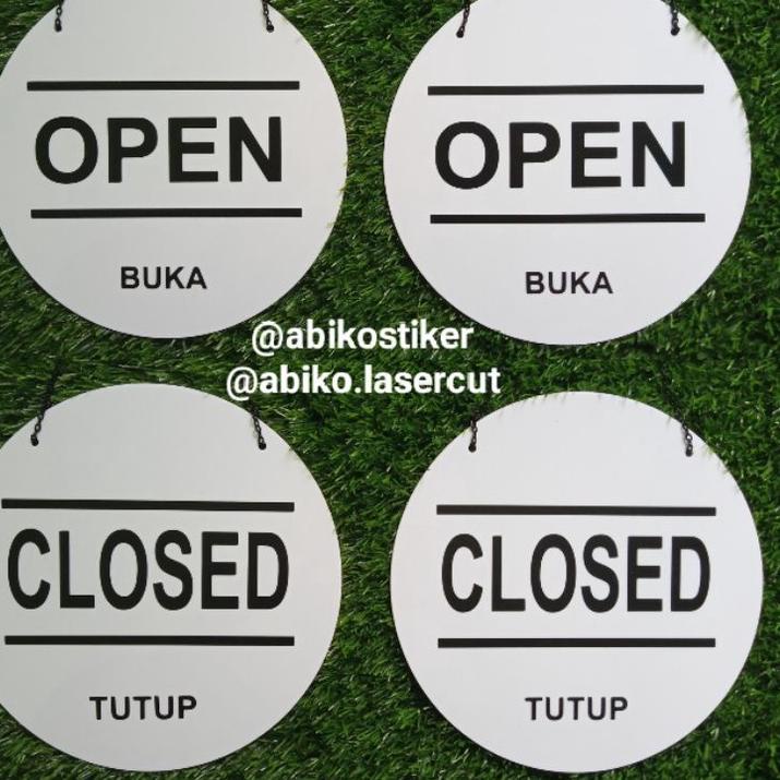 Limited Stock OPEN CLOSE RETURN ROUND ACRYLIC SIGN BOARD