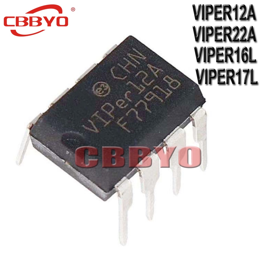 10pcs VIPER12A DIP8 VIPER12 DIP 12A DIP-8 VIPER22A VIPER32 VIPER20A VIPER20 VIPER53A VIPER22ADIP-E V