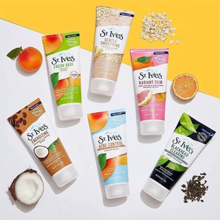 St. Ives Face Scrub เซนท์ไอฟ สครับ ขัดผิวหน้า ล้างหน้า วิตามินธรรมชาติ ขนาดพกพา 50g. 90g. และ 170g. พร้อมส่ง!!