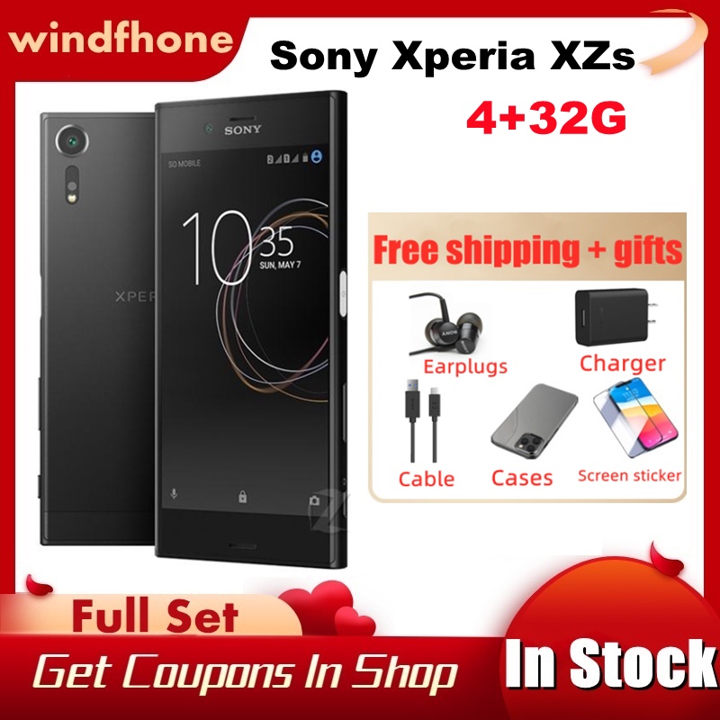 Sony Xperia XZs สมาร์ทโฟนญี่ปุ่น 4G LTE มือถืออัจฉริยะมือสอง Android cellphone ฟรีอุปกรณ์เสริมลดราคา