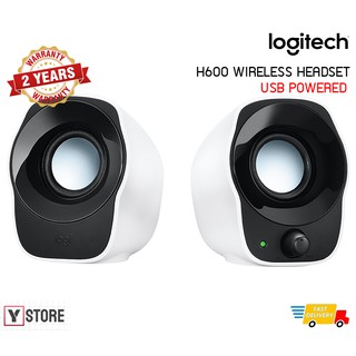 Logitech® ลำโพงคอมพิวเตอร์ USB Stereo Speakers รุ่น Z120 - Black &amp; White - AU (ส่งฟรี)