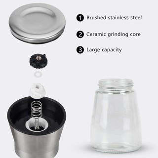 Ceramic Grinder ขวดบดพริกไทย บดวัตถุดิบแบบละเอียด