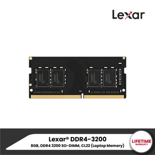 Lexar® DDR4-3200 SODIMM 8GB Laptop Memory (แรมสำหรับโน๊ตบุ๊ค)