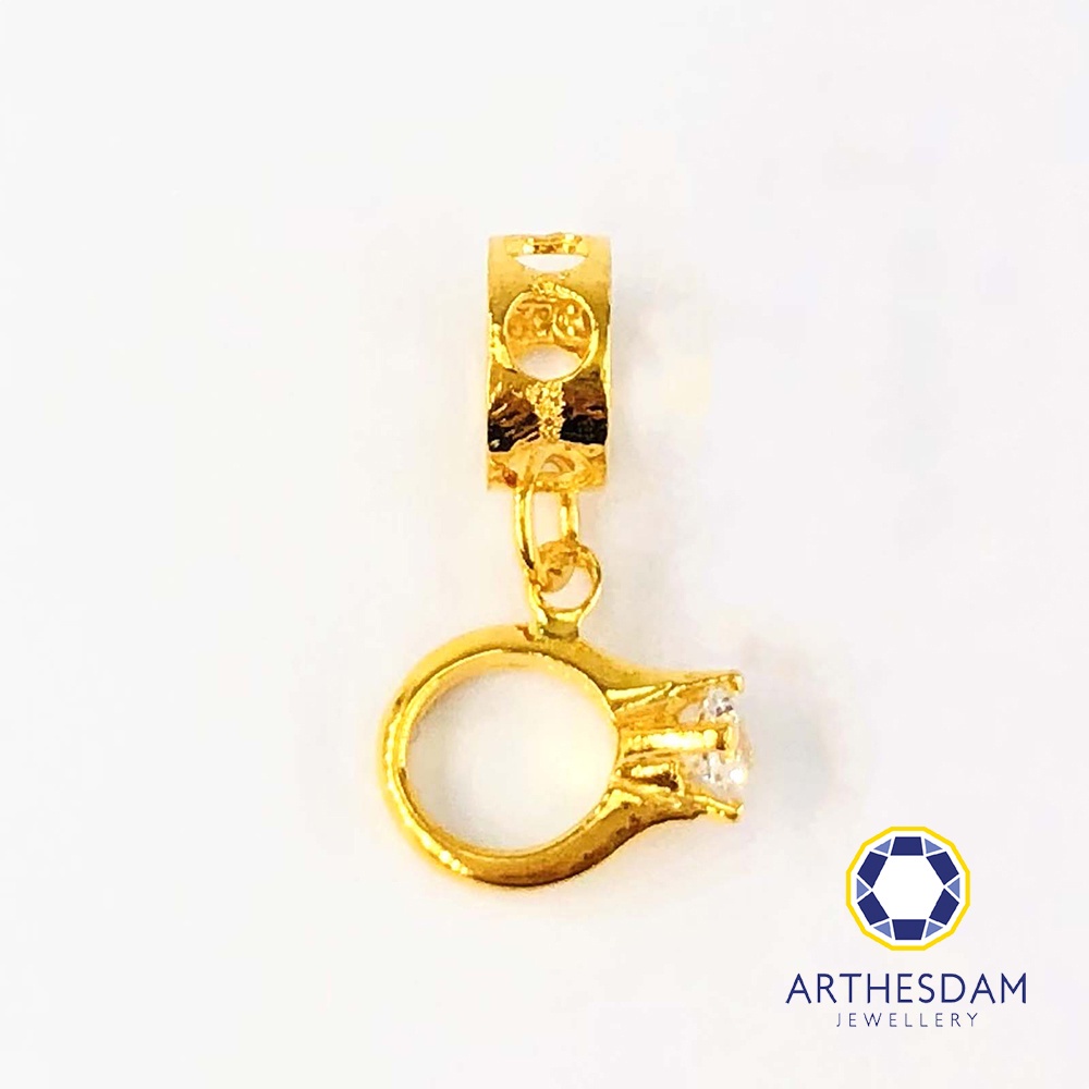 Arthesdam Jewellery 916 Gold Mini Ring Charm