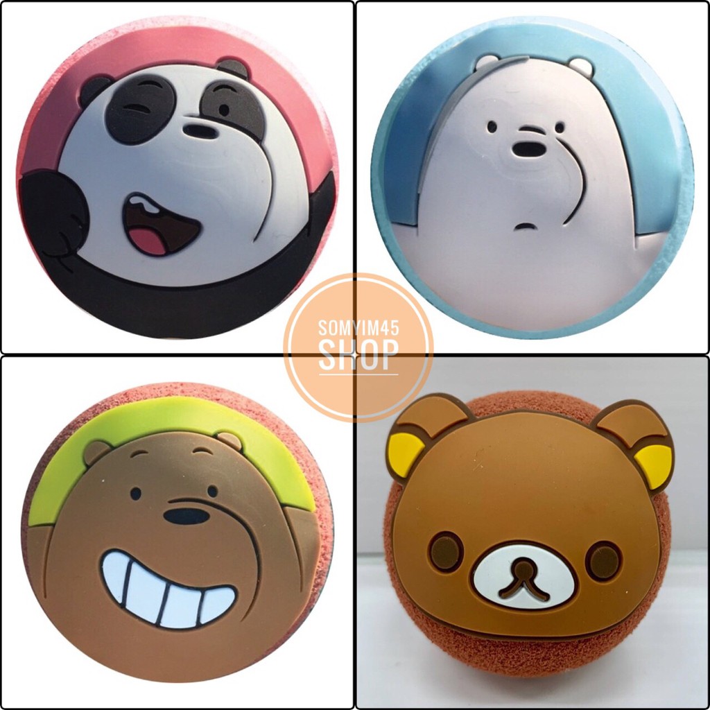 บอลเสียบเสาอากาศ​รถยนต์​ ลายหมีแบร์ #หมีริรัคคุมะ ​มีน้ำหนักเบา (1ชิ้น) ลิขสิทธิ์แท้