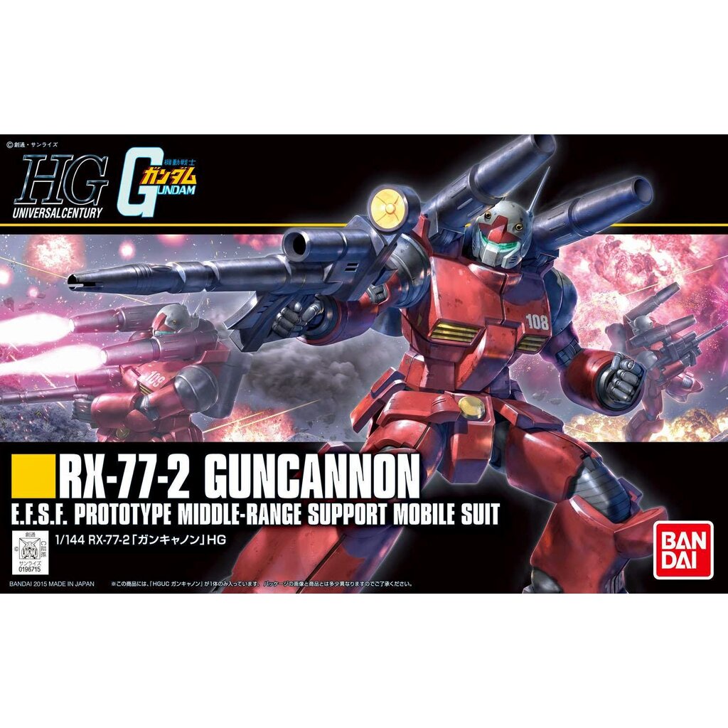 Bandai HG 1/144 HGUC RX-77-2 GUNCANNON 4573102574022 C4