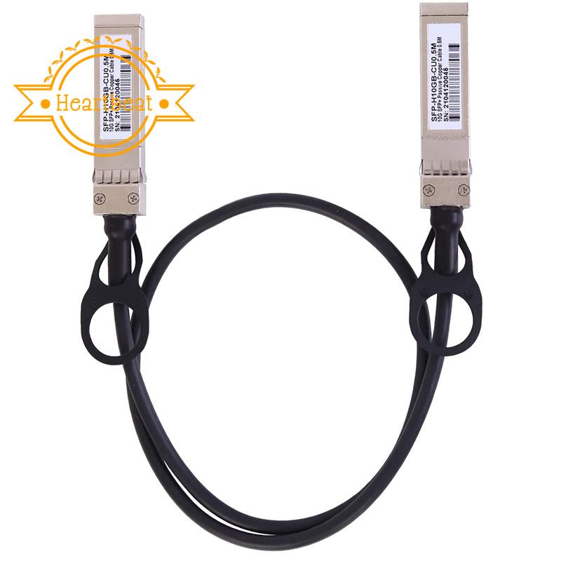 10G SFP+ Twinax Cable, Direct Attach Copper(DAC) 10GBASE SFP Passive Cable for SFP-H10GB-CU1M,Ubiqui