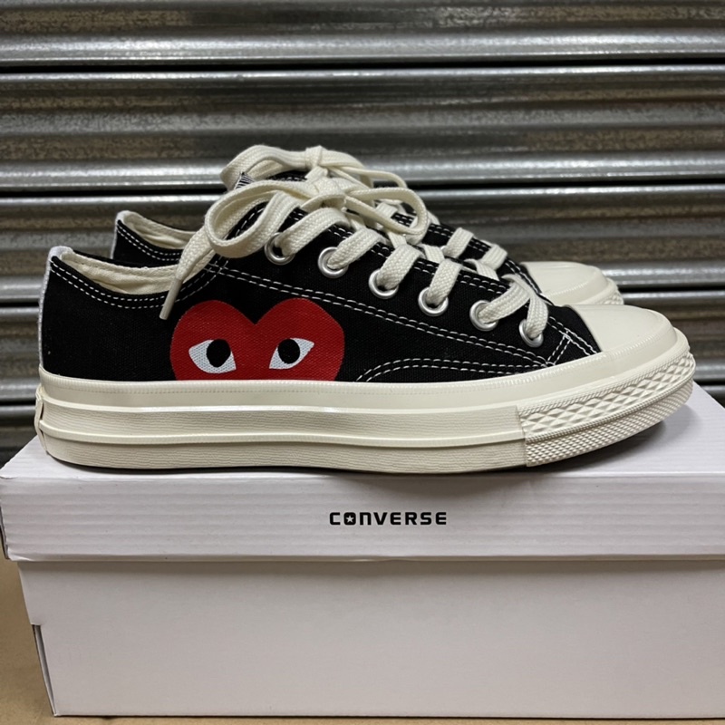 Converse x CDG play Black (ชายและหญิง)