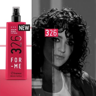 FRAMESI For me Shine Me Brightly Curl Spray 326  200ml สเปรย์กระชับลอนผม