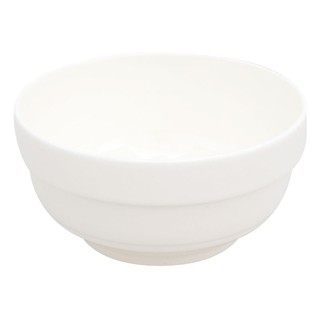 🔥ยอดนิยม!! ชามทรงซ้อน รุ่น BC-OL21 โบนไชน่า ขนาด 7 นิ้ว สีขาว Round Bowl BC-OL21 Bone China Size 7 IN White Color