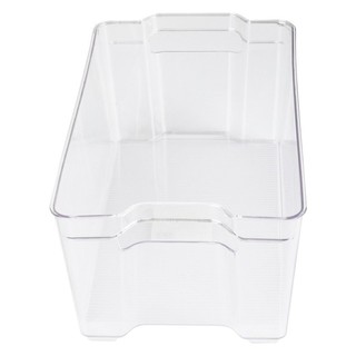 กล่องจัดเก็บในตู้เย็น KECH 24456 14.6x8.34x5.7 นิ้ว  FRIDGE STORAGE BOX KECH 24456 14.6x8.34x5.7" CLEAR