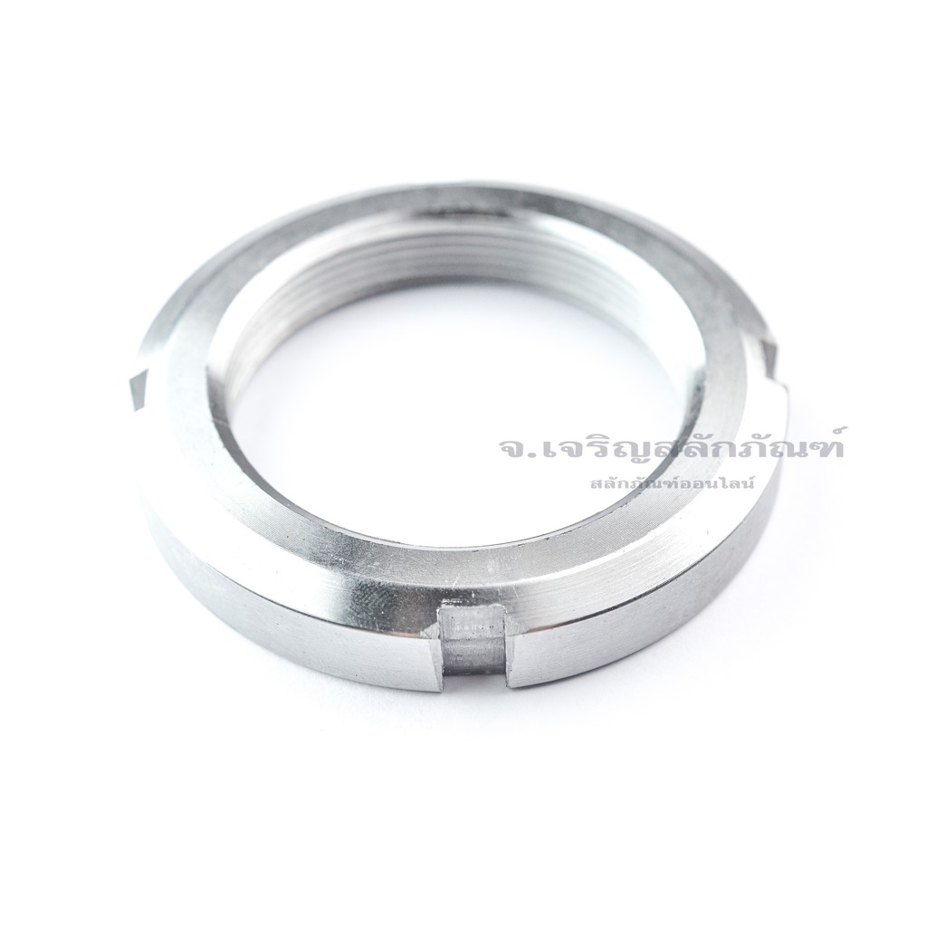 หัวน็อตล็อค KM 6 - KM 10 (M30-M50 เกลียว 1.5) หัวน็อตล็อคเพลาลูกปืน KM6 - KM10 - รูปที่ 3