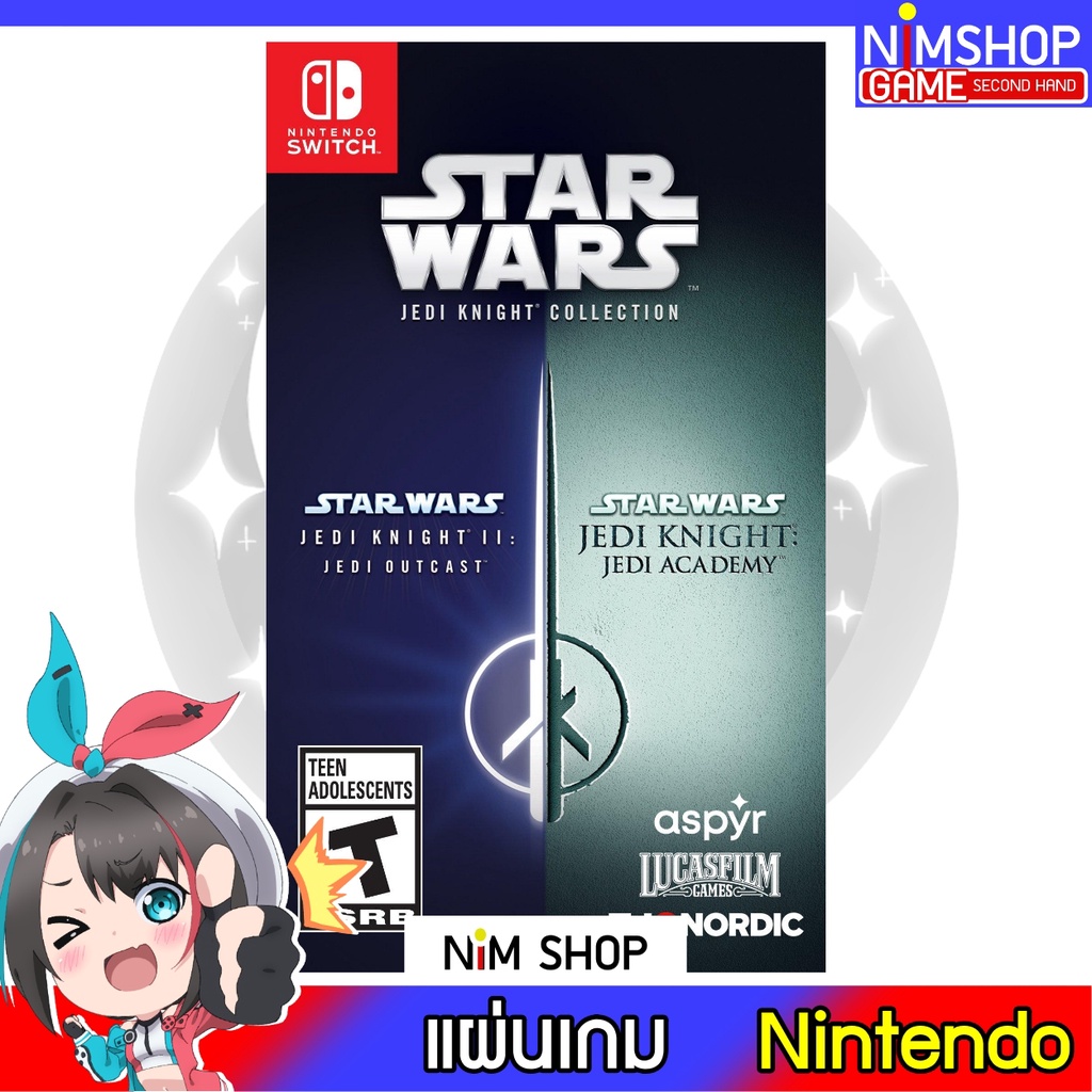 (มือ1) Nintendo Switch : Star Wars Jedi Knight Collection แผ่นเกม มือสอง สภาพดี