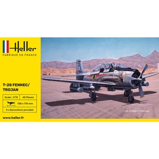 พลาสติก โมเดล ประกอบ HELLER สเกล 1/72 T-28 Fennec / Trojan (80279)