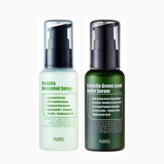 (สินค้าพร้อมส่ง)​PURITO Centella Green Level Buffet Serum, PURITO Centella Unscent Serum 60 ml