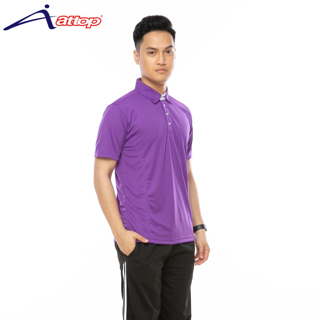 ATTOP Sport Polo เสื้อคอปกธรรมดา เสื้อแบดมินตัน Microfibre Unisex ADF1457