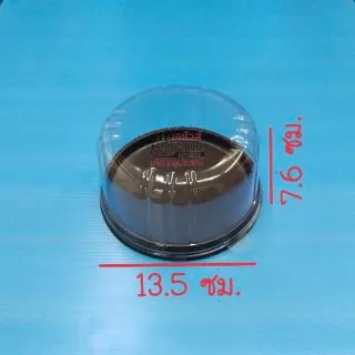 กล่องเค้ก​ 1/2​ ปอนด์​ E93​ พลาสติกทรงกลม​ แพ็ค6, 12, 25ชุด ใส่ขนมเค้ก