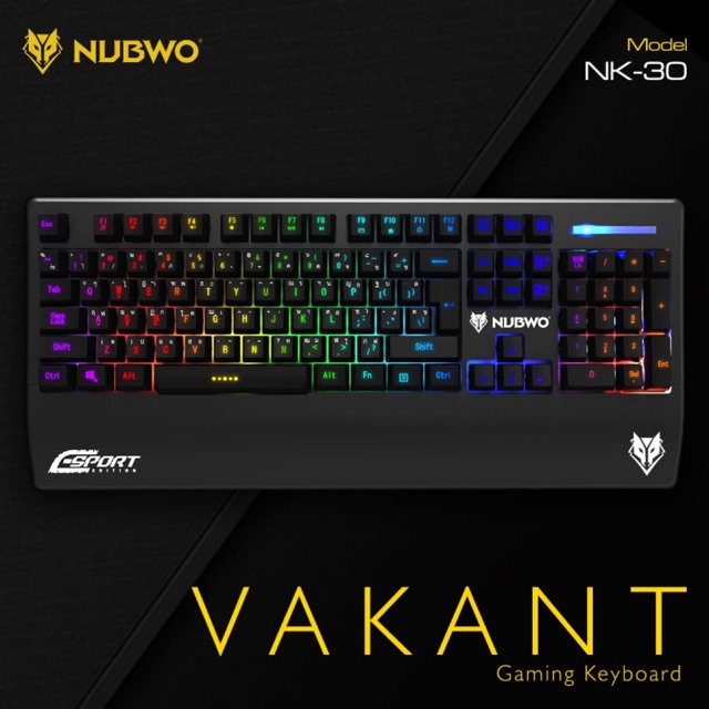 ยินดีต้อนรับ NUBWO NK-30 เกมส์มิ่งคีย์บอร์ด Rubber dome switch Vakant