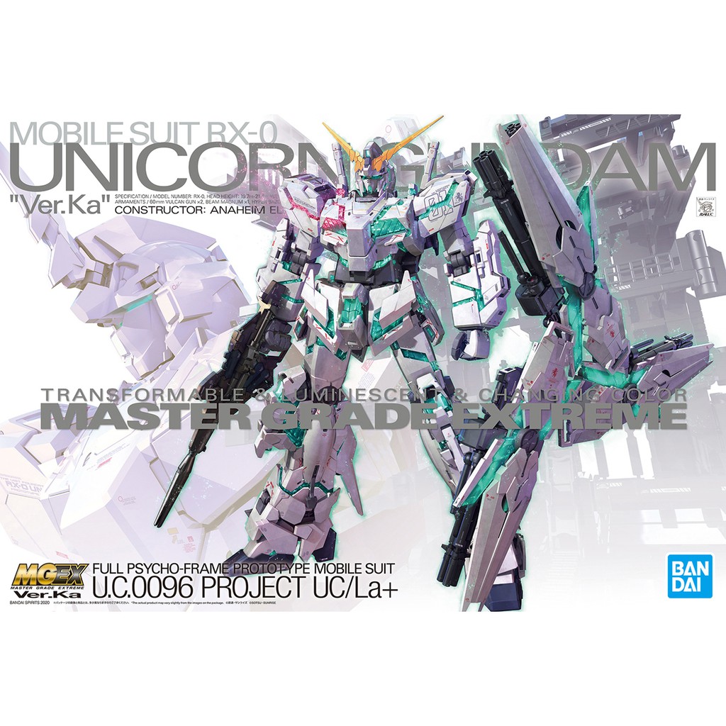 MGEX 1/100 : Unicorn Gundam Ver.Ka