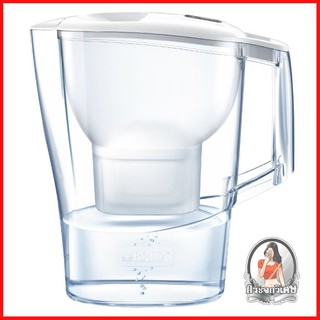 เครื่องกรองน้ำดื่ม เครื่องกรองน้ำ ไส้กรอง เหยือกกรองน้ำ BRITA Aluna COOL 2.4 ลิตร สีขาว 
 เทคโนโลยี MAXTRA + MicroFlow น