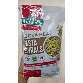 Orgran Buckwheat Pasta Spirals 250gm  Orgran Buckwheat Pasta Spirals 250gm