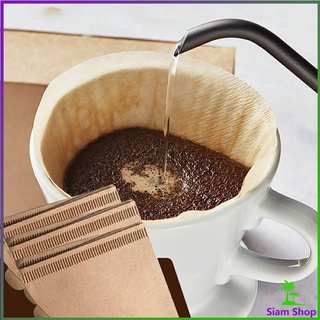 กระดาษกรองกาแฟ กระดาษดริป และกากกาแฟสกัดเย็น มีแบบรูปตัววี  และ แบบกลมcoffee filter paper