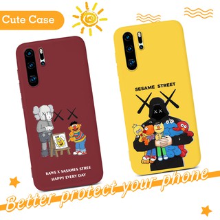 เคสมือถือ Huawei Nova 7 7i 6 7 SE 5T Y7P 2020 Y6P Y5P Y8P Y9 Prime 2019 Y9S Y6S P40 Pro Plus Lite E Y7 Pro 2019 P20 P30 Lite P20 P30 Pro Plus Nova 3e 3i 4e 5Z 5 5i Pro Mate 20 30 Pro Lite Case Sesamestreet Cute Soft TPU Cover