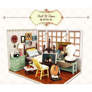 บ้านตุ๊กตาDIY : DollhouseDIY : ห้องจิตรกร