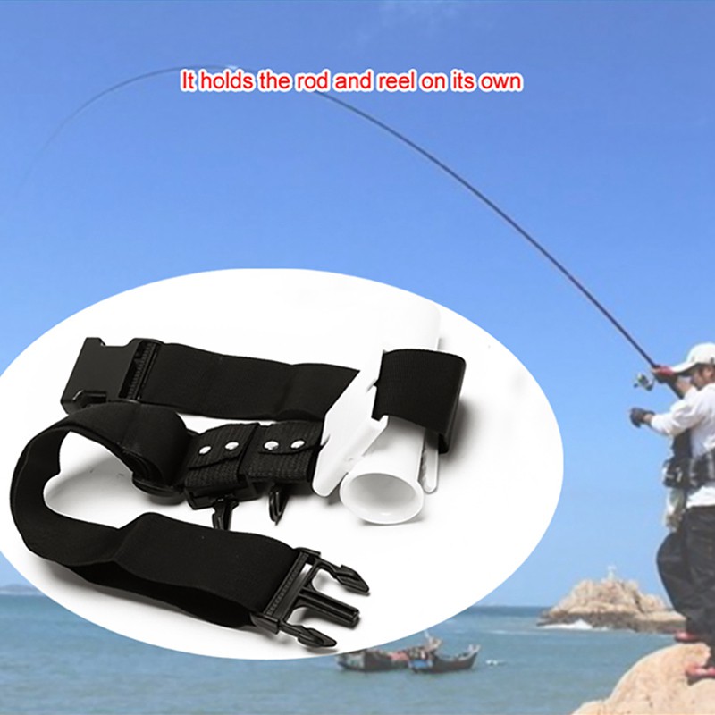 Fishing Tackle Waist Gimbal Fishing Belt Rod Holder Adjustable Stand Up ...