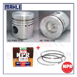 MAHLE ลูกสูบ+แหวน NPR สำหรับ NISSAN CB20, CK20, CW40 รุ่นเครื่อง PD6