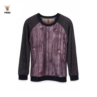 PEDZ Insect on Wood Sweatshirt เสื้อสเว็ตเชิ๊ตลายแมลงบนไม้