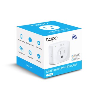 TP-LINK TAPO-P100 Mini Smart Plug Wi-Fi Socket  อุปกรณ์เปิด-ปิดเครื่องใช้ไฟฟ้าผ่าน app  #สินค้าใหม่ประกันศุนย์100%