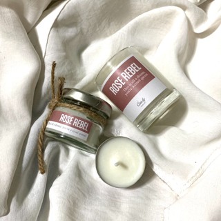 (❤️TZ7Z5G ลดทันที 40.-)เทียนหอม กลิ่น โรส ราเบล - Soy Candle…
