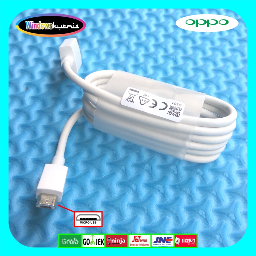 OPPO Micro USB Data Cable Original 100% A5s A7 A11k A12 A15 A15s A16K A16e A17 A17K A3s A1k A37 A37F