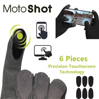 Motoshot สติกเกอร์ทัชสกรีน สําหรับถุงมือ