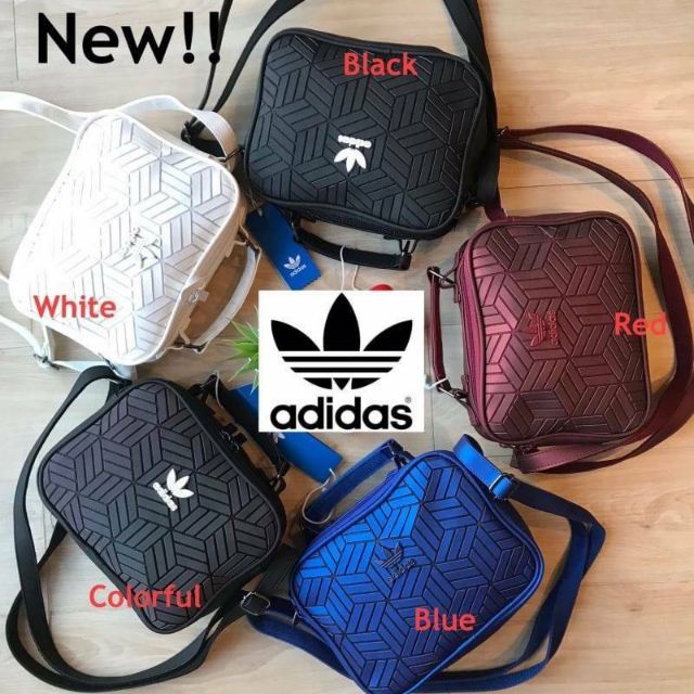 Adidas Originals 3D Mini Airliner Style Shoulder Bag กระเป๋าสะพายข้างแนว sport