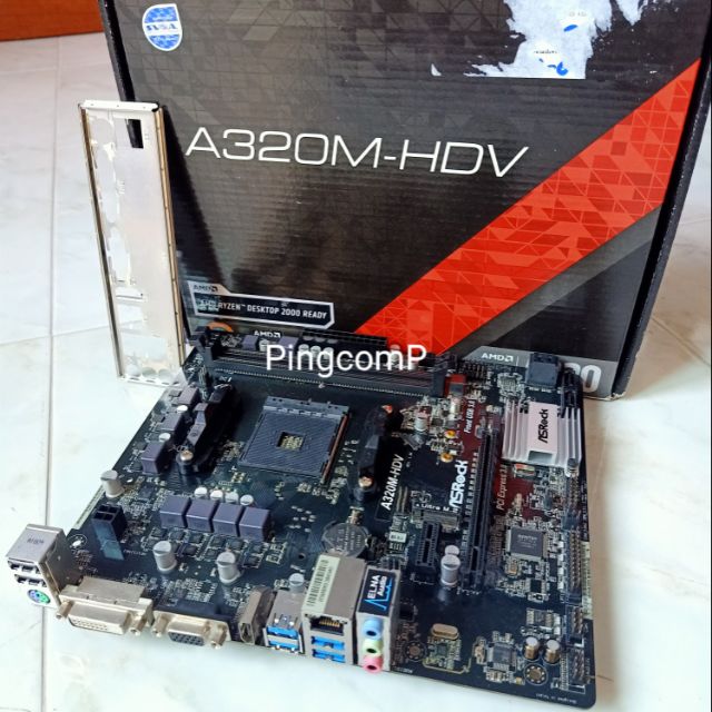 Mainboard ( เมนบอร์ด ) ASRock A320M-HDV