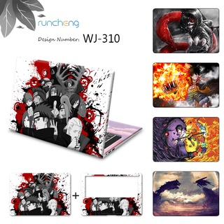 DIY Naruto/One Piece/Tokyo Ghoul/Avengers Laptop Skin Laptop Sticker 13.3/14/ 15.6/17 inch Art Sticker Laptop Decorat