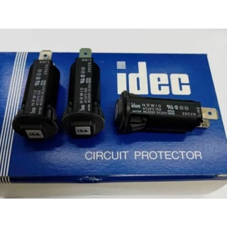 เซอร์กิตเบรกเกอร์ ( IDEC)15A 250Vac Dc32Vอันละ100บาท ของไหม้ สินค้าพร้อมส่ง