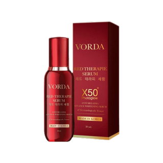 Vorda Red Therapie Serum วอด้า เซรั่ม [30 ml./ขวด] [1 ขวด] เซรั่มดิว อริสรา ฝ้า กระ ริ้วรอย เซรั่มจักรพรรดิ