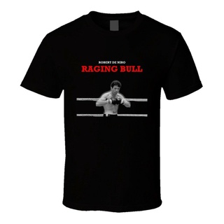 เสื้อยืด พิมพ์ลายภาพยนตร์ Raging Bull Robert De Niro สไตล์เรโทร แฟชั่นฤดูร้อน สําหรับผู้ชาย