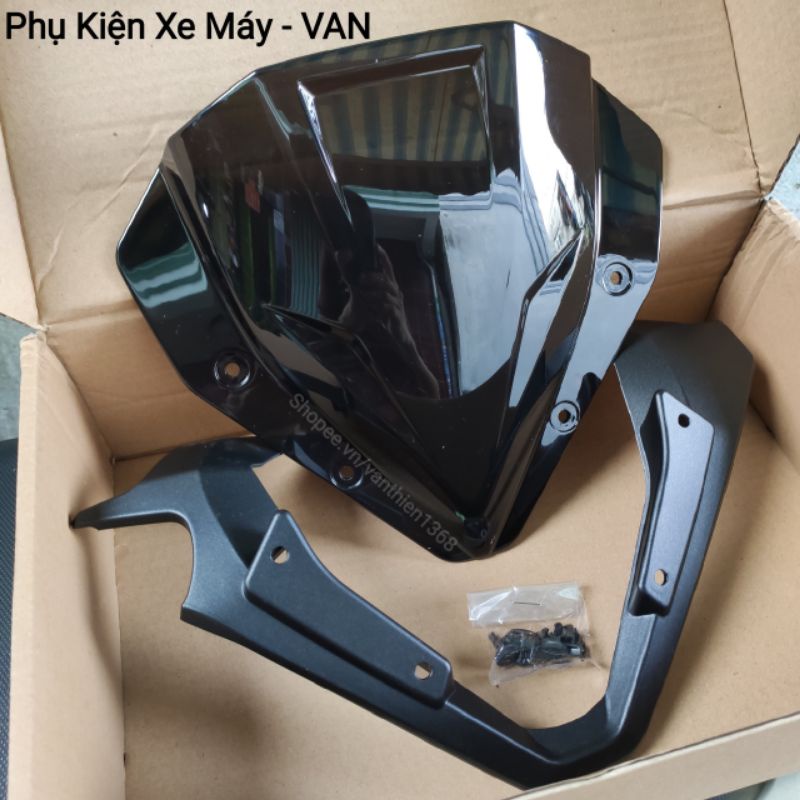 Vario CLICK มงกุฎบังลม 2018->2021 สีดําควัน